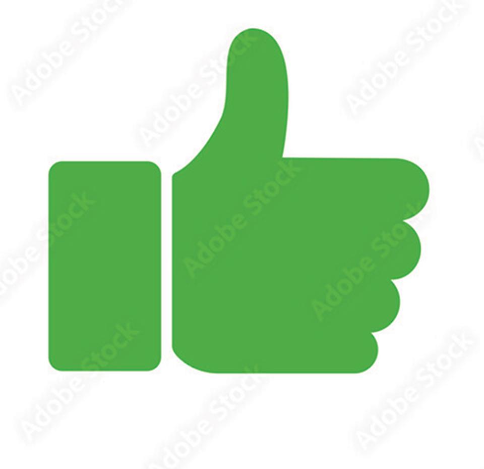 Green thumbsup