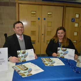 Staff At Annual Review Strategic Plan Table