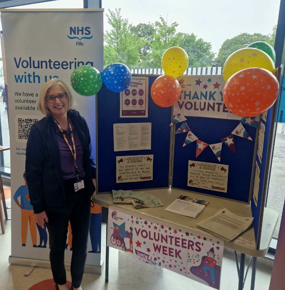 volunteers week information stand