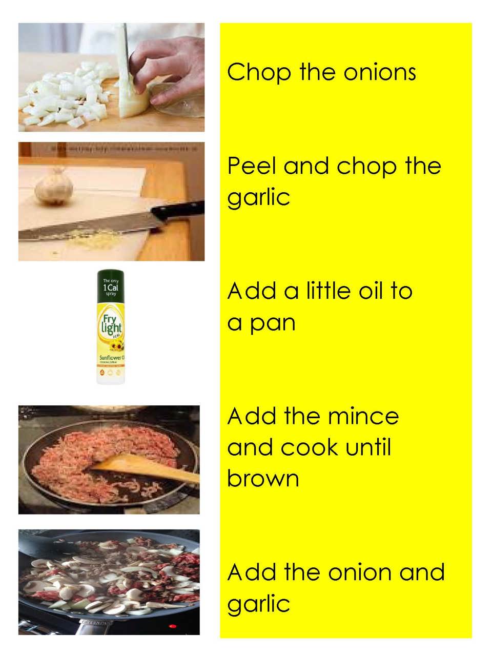 How to make spaghetti bolognaise steps