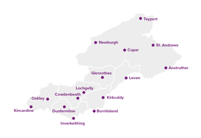 Map of Fife